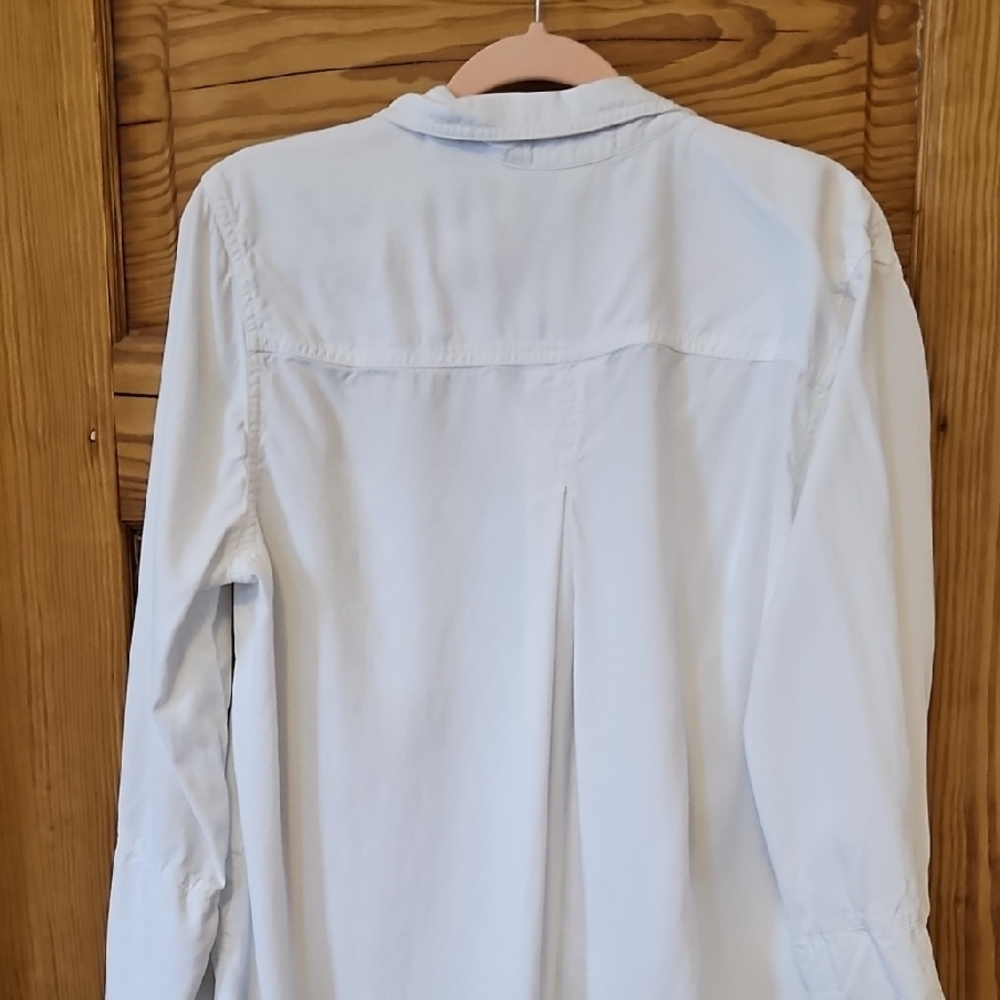 cloth & stone White Button-Down Shirt - Picture 6 of 6